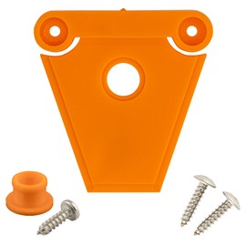 NeverBreak Parts - 1 Orange Igloo Cooler Replacement Latches | Igloo Cooler Replacement Parts Kit Includes Posts and Screws | High Strength Ice Chest Repair Kit