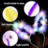 YOUYIKE Pack of 6 LED Headbands, Rabbit Headband, Luminous Headband,