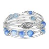 FULU AUTUMN - Pulseras apilables con abalorio para mujer, pulsera