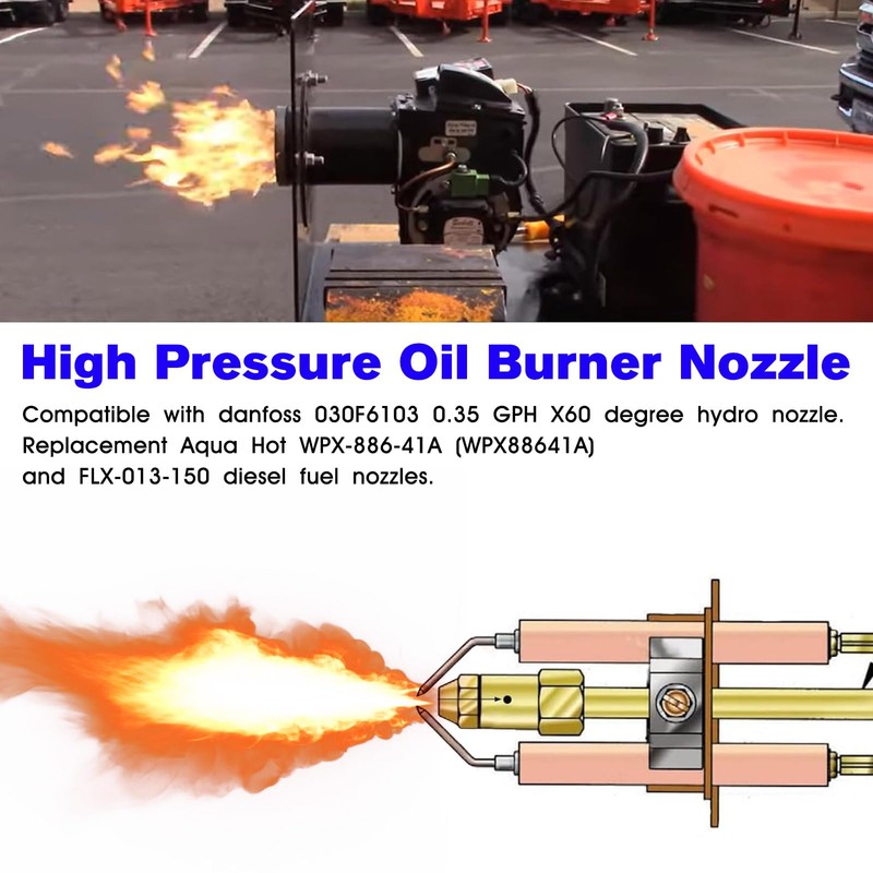 Aquahot Fuel Nozzle Replacement Hydro Hot Fuel Nozzle 0.35 Gallon