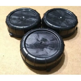 Stanpac Replacement Glass Milk Bottle Lids 48mm Caps for Libbey & Stan-Pac 3, Black, NEW