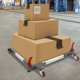 Cbhfmljd Mobile Base, 1500lbs Rolling Mobile Base, Adjustable Universal Mobile Base Table Saw Stand with Wheels Movable and Lockable for Moving, Office, Warehousing, Furniture Factories