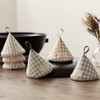 &NE NHK-225-NCGR Triangular Pot Holder, Natural Check Green, Pot Mittens,