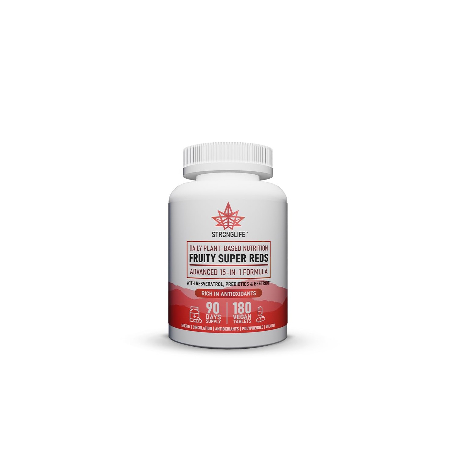 Super Reds Supplement Tablets – 9300mg per Serving – 180 Vegan Tablets ...