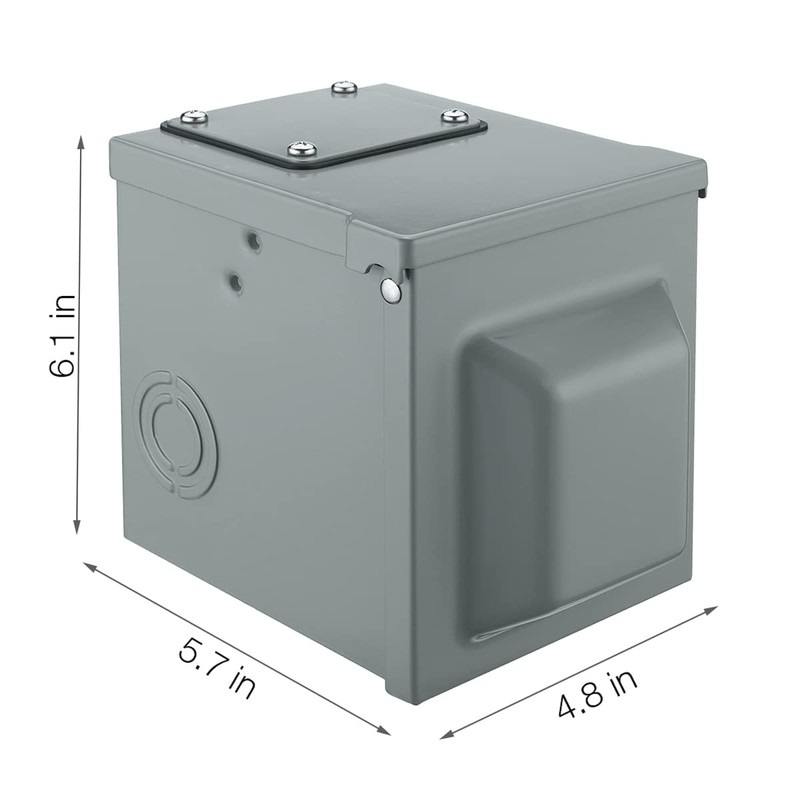 Miady 50 Amp 6-50R Power Outlet Box 250 Volt, Enclosed