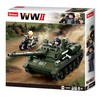 Sluban WWII - SU-85 TANK DESTROYER 338PCS