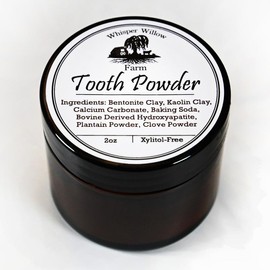 Natural Remineralizing Hydroxyapatite Tooth Powder, Natural Toothpaste Alternative Oral Whitening - Flavor: Xylitol Free - Glass Jar, Specification: 2oz