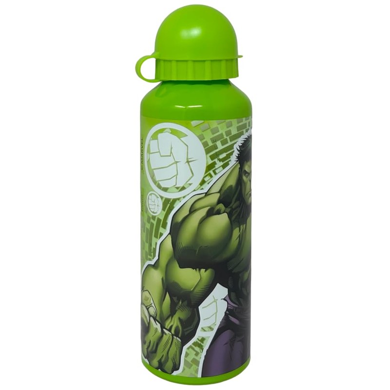 CARTOON Children's Aluminium Water Bottle, 500 ml Bottle with Spout