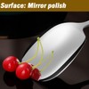 Txhlyx X-Large Buffet Serving Spoon,Square head Spoon,316L Stainless Steel Heavy