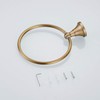 Flybath Round Towel Ring Antique Brass Hanger Hand Towel Holder