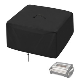 Aidetech Indoor Grill Cover for Hamilton Beach 12.5x17x7in Electric Grill, Dust-Proof, Portable - Black