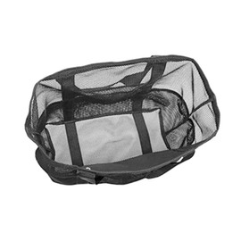 Generic Portable Mesh Beach Bag with Compact Multi Function Travel Organizer for Durable Lightweight Handbag for Women Stylish Practical Design for Easy Storage