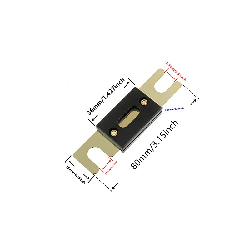 BOJACK 30 Amp 32 VDC ANL Blade Fuse for car