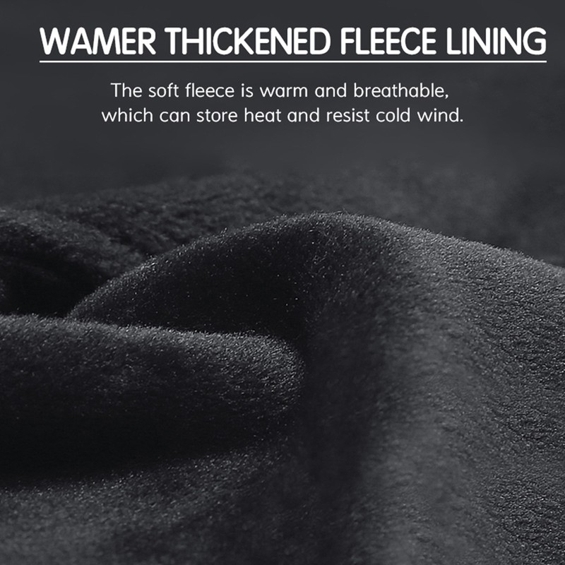 Winter Men Women Cycle Gloves Waterproof Windproof Fleece Lining Touchscreen