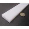 HDPE White Bar 1/2" Thick x 1.50" Wide x 24"