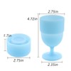 TWZKXC Portable Collapsible Silicone Wine Glasses Travel Camp Wine Glasses
