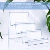 Topbathy 3 Tier Clear Acrylic Wallet Display Stand Holder Handbag