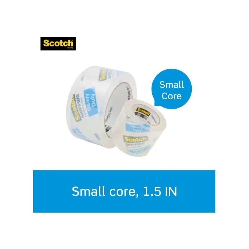 Scotch 1.88 in. x 22.2 yds. Heavy Duty Shipping Packaging