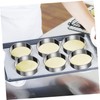 LABRIMP Pastry Rings Baking Muffin Ring Molds Stainless Steel Easy