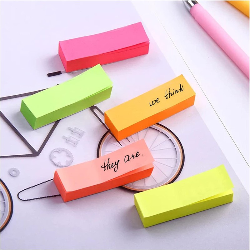 Sticky Notes, 1600 Sheets 1 x 3 in Self Sticky