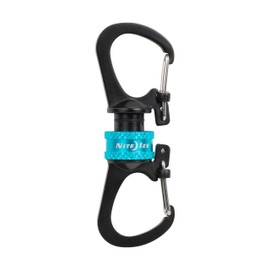 NITEIZE MSBL-03-R7 360° Magnetic Slide Lock Carabiner, Blue