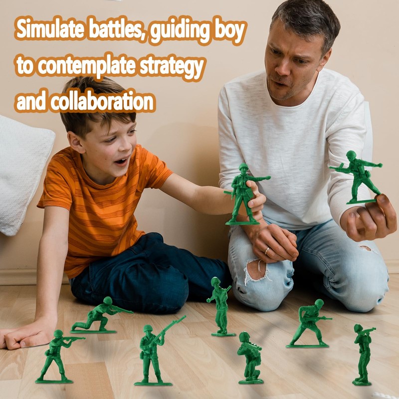 HAPTIME Classic Toy Soldiers Set (50 pcs ) , Plastic
