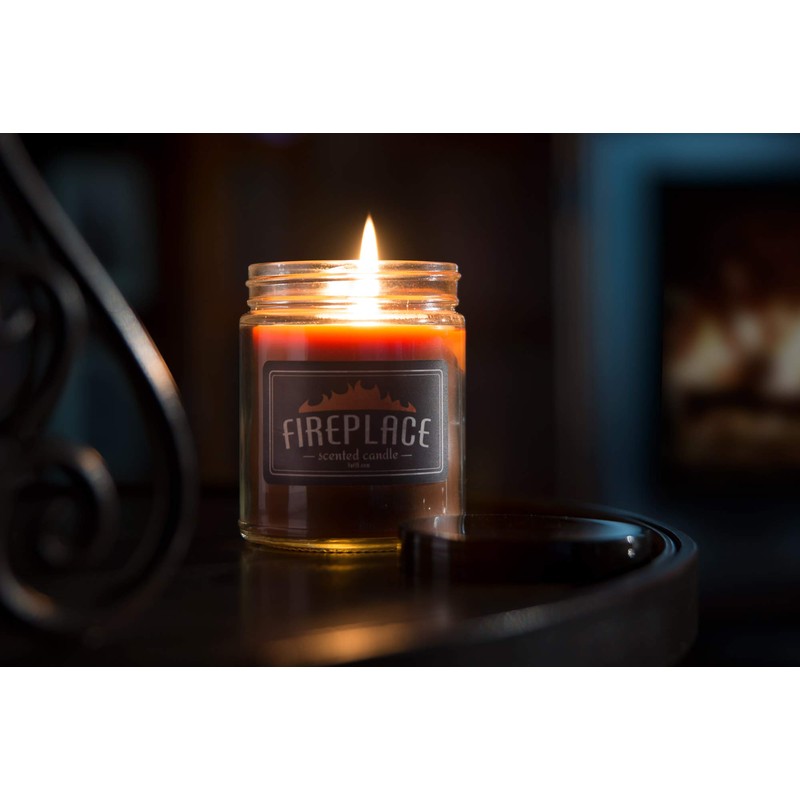 Fireplace Scented Jar Candle (15 oz)
