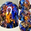 Pyramex FULL BRIM Hard Hat custom hydro dipped IRON MAIDEN