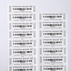 100PCS Chtep Tamper Tamper Evident Stickers, 100% High Residue Tamper,Evident