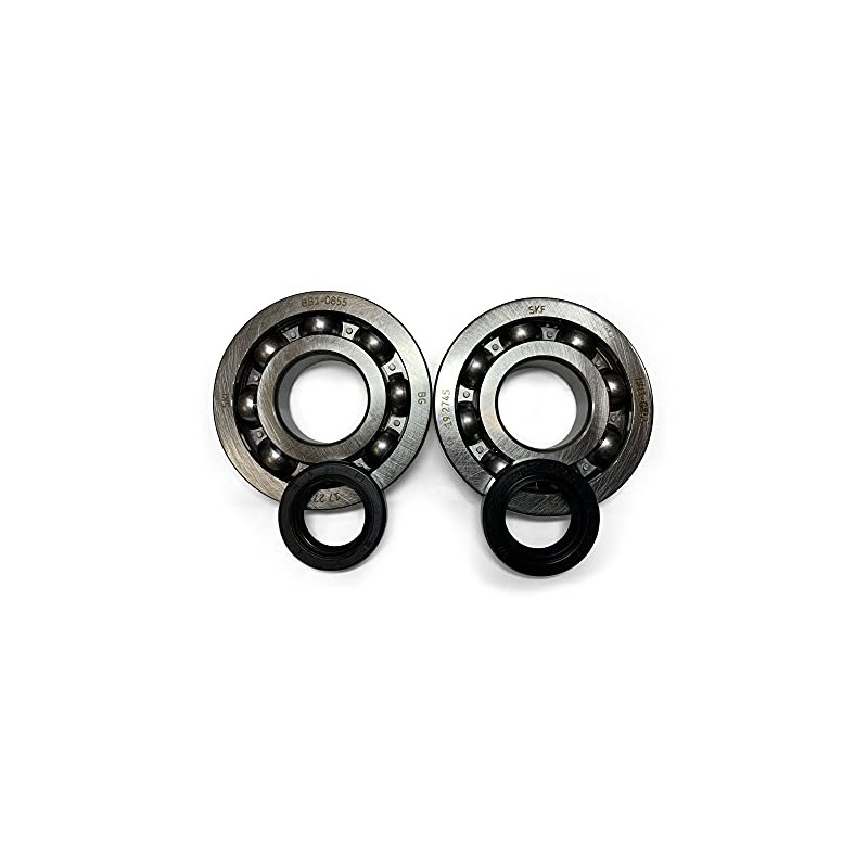 Crankshaft Bearing Set with SKF C4 Ball Bearings and Seal