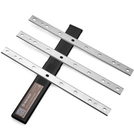 WOODSTARTER 13 Inch Planer Blades for Dewalt DW735, DW735X Planer, HSS Dual Cutting Edges Replacement for DW7352 Planer Knives, 3pcs
