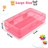 Pencil Box, Large Capacity Clear Pencil Case, 1 Pack Hard