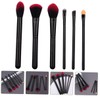 BIUDECO Makeup Brush Kit Red Soft Hair for Eye Shadow