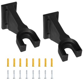 Premium Heavy-Duty Wall Hanging Holder for Garden Power Tools, Garage Storage Organizer, Storage Hooks for Trimmer, Holds up to 250lbs, Fits EGO 56V Trimmer and Edger, Ego Power/Edger(2Pcs/4-Hole)