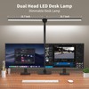 Kaulsoue Desk Lamp Architect Task Dual Head Modern Flexible Gooseneck