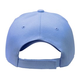 ARG Men's Women's Baseball Caps, Hook & Loop Strap, Unisex Adjustable Baseball Caps (Sky Blue)