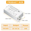 CICMOD LED Driver 24W 12V LED Transformer Driver Power Supply