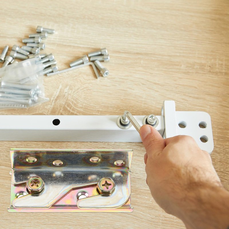 Hemobllo Bed Rails, Bed Rail Brackets, Heavy Duty, Rustproof, Bed