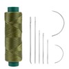 Shelver Waxed Thread with 7 Piece Repair Needle Set, Strong