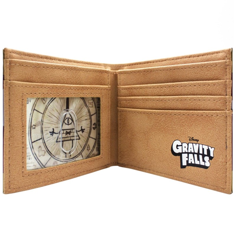 Gravity Falls Mystery Shack Secret Journal 3 Wallet Bi-Fold ID