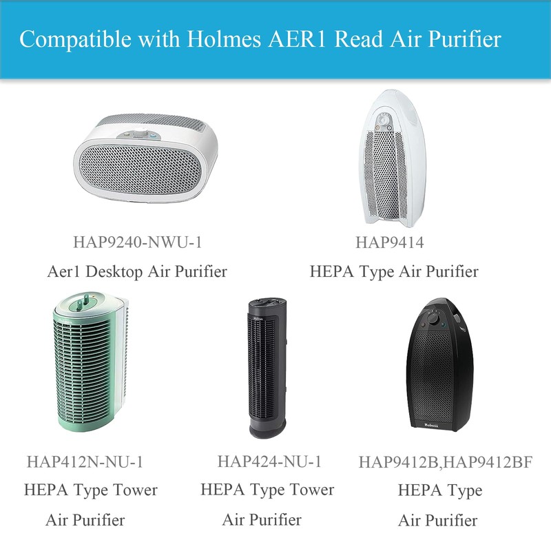 HAPF300AP-Allergen Performance Plus Filter Compatible with Holmes AER1 HAPF300AP-U4 and