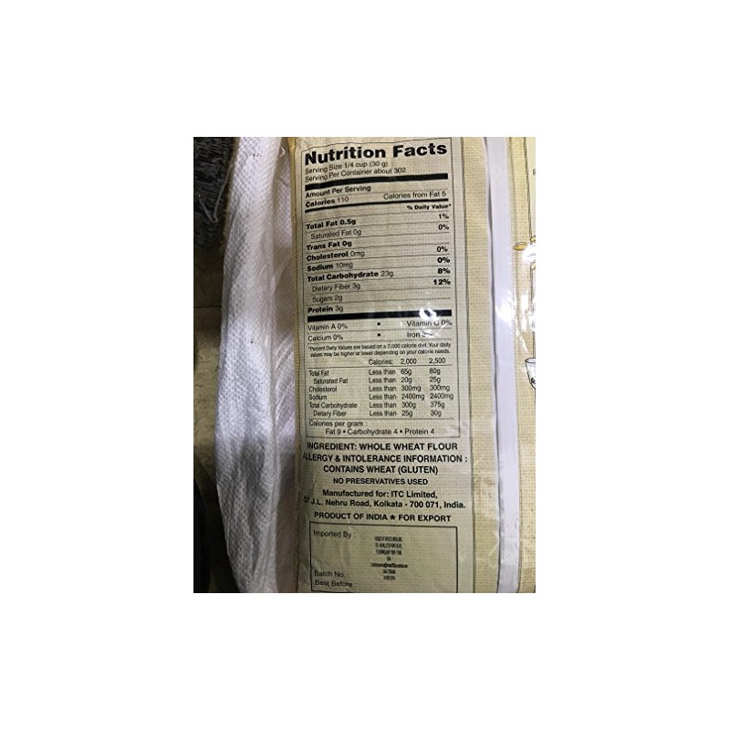 AASHIRVAAD WHOLE WHEAT FLOUR 20 LB