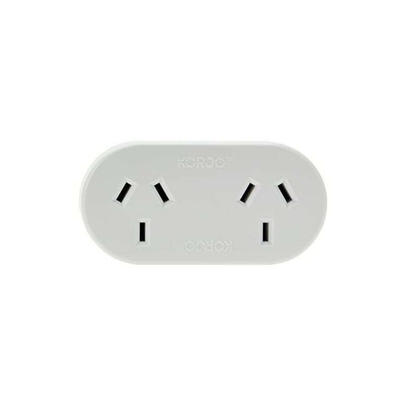 Korjo Journey Double Adaptor for Europe