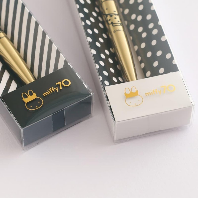 Green Flash Miffy Brass Ballpoint Pen, Dot GMB-012