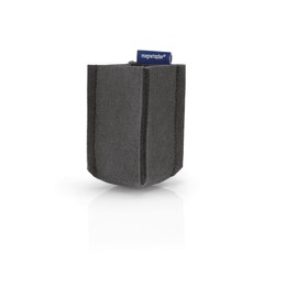 magnetoplan magnetoTray ecoAware Small Magnetic Felt Pen Holder, 6 x 10 x 6 cm, Grey Pen Holder Made from Recycled PET Bottles