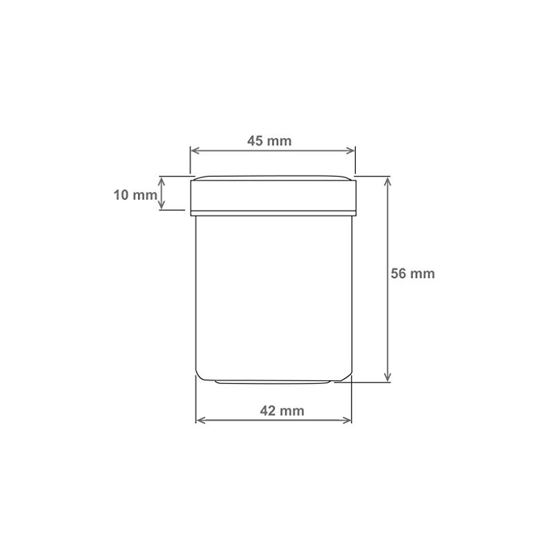 15 Ointment Tin Containers Cream/Ointment Kruke High Capacity 60 ml