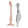 2pcs Metal Face Roller Set Zinc Alloy Facial Roller Massager