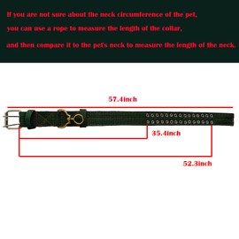 Cattle Collar Thick Canvas Cow Neck Strap Adjustable Nylon Thickened Cow Collar Collar with Cow Bell for Horse Sheep Cattle Dog Etc Farm Animals Pets (57.4inch)