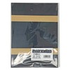 A4 Craft (Black), Pocket File, Business Card Slit, Pack of