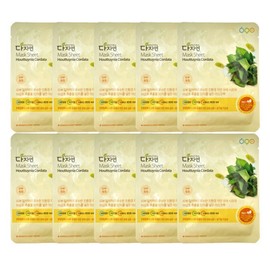 Dajayeon Organic Houttuynia Cordata Mask Pack 10 Sheets / Circle / / 다자연 어성초 유기농 마스크 팩 10매  써클